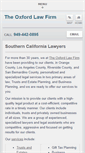 Mobile Screenshot of oxfordlawfirm.com