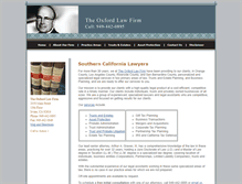 Tablet Screenshot of oxfordlawfirm.com